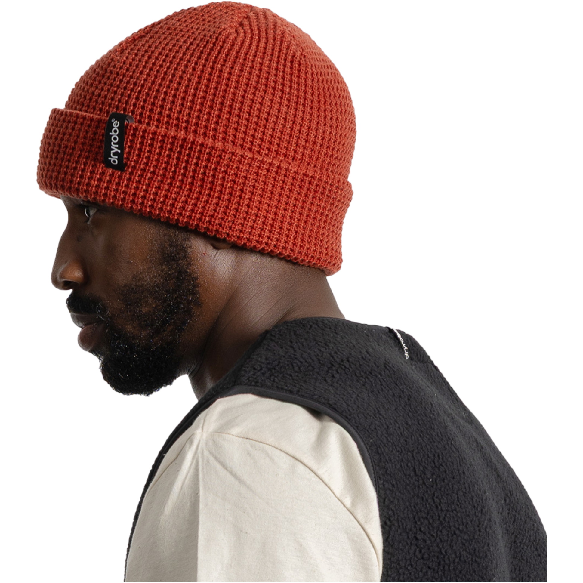 2026 Dryrobe Waffle Beanie DBNEWAFF - Burnt Orange